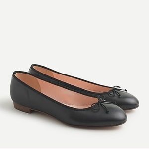 J Crew Kiki Ballet flats sz 10 leather - NWT boxed
